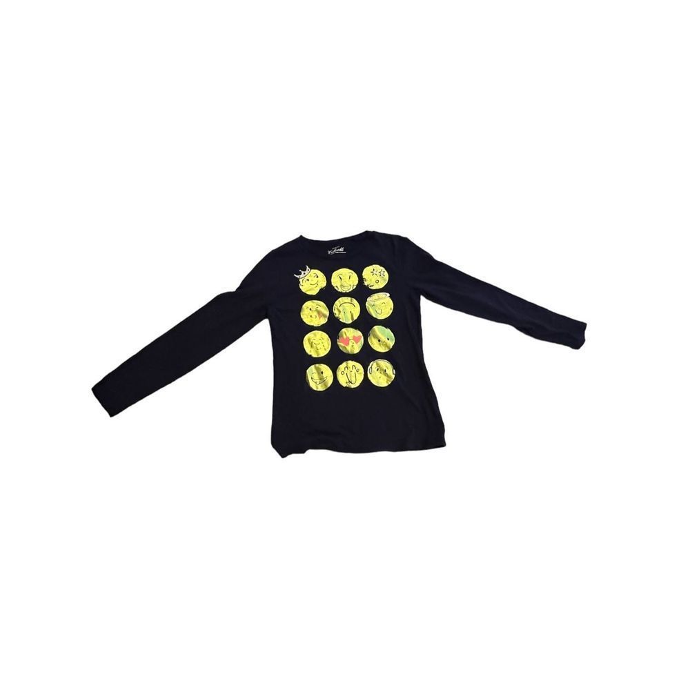 Crewcuts “Do You Speak Emoji” LS Shirt, Size 14